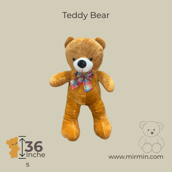 Brown Teddy Bear 36 inch – Cute Plush Stuffed Toy Online (3)