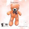 Orange Teddy Bear 1.5 Feet – Small Cute Plush Toy for Kids