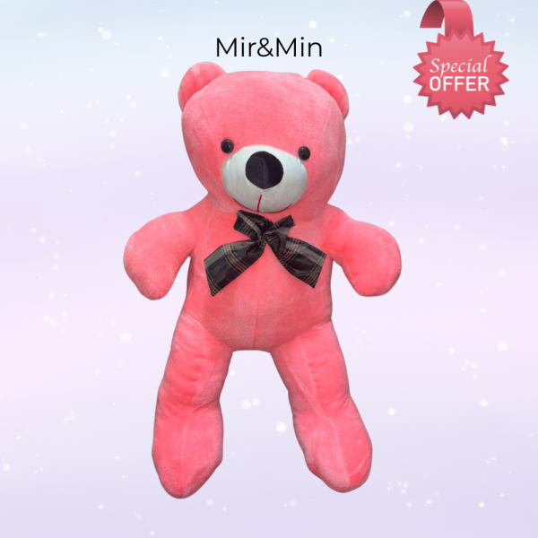 Pink Teddy Bear 3 Feet – Soft Stuffed Toy Gift for Girls Pakistan (2)