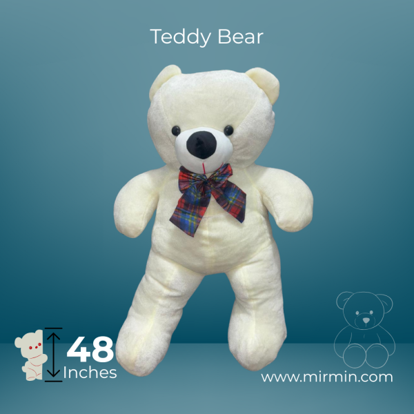 White Teddy Bear 4 Feet – Romantic Gift Plush Teddy Bear Online White Teddy Bear 4 Feet – Romantic Gift Plush Teddy Bear Online