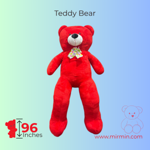 Red Teddy Bear 8 Feet – Giant Plush Stuffed Toy for Couples & Friends