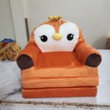redish orange baby sofa meadium